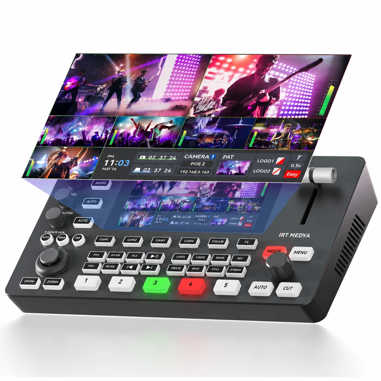 İRT Medya profesyonel video switcher sistemi